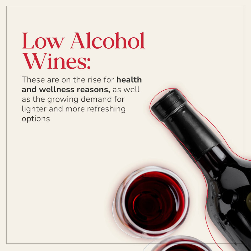 low alcohol wines